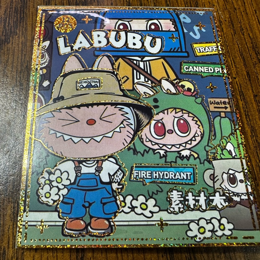 LABUBU Cartoon Sticker Book